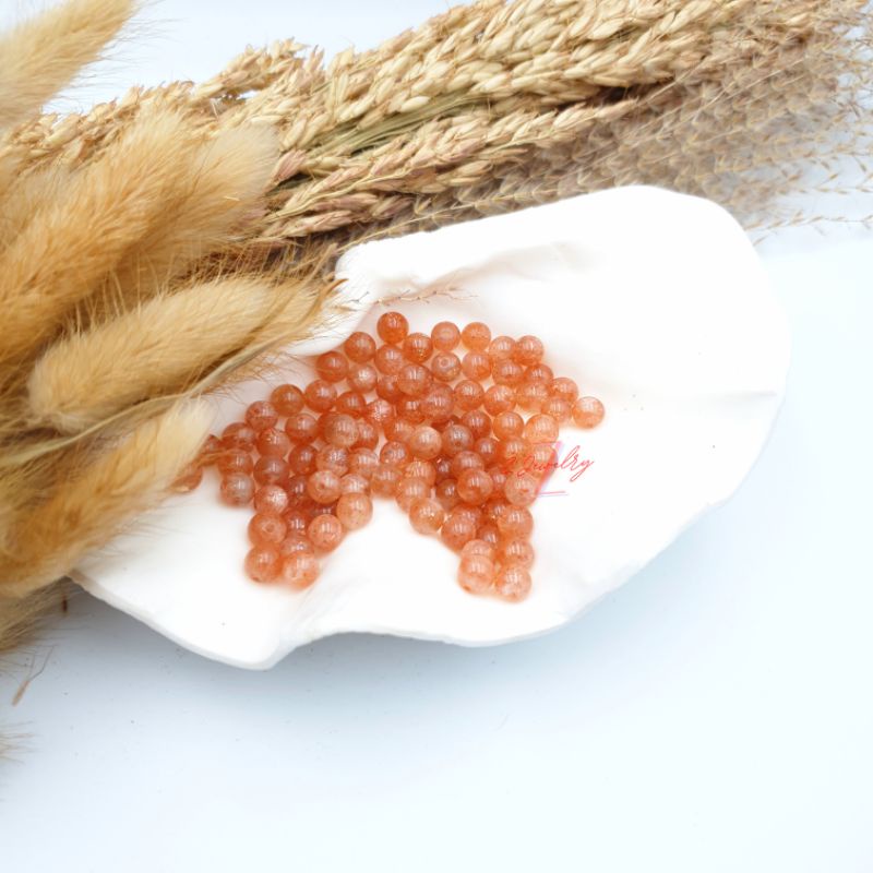 1 Hạt Đá Mặt Trời Sunstone Thiên Nhiên