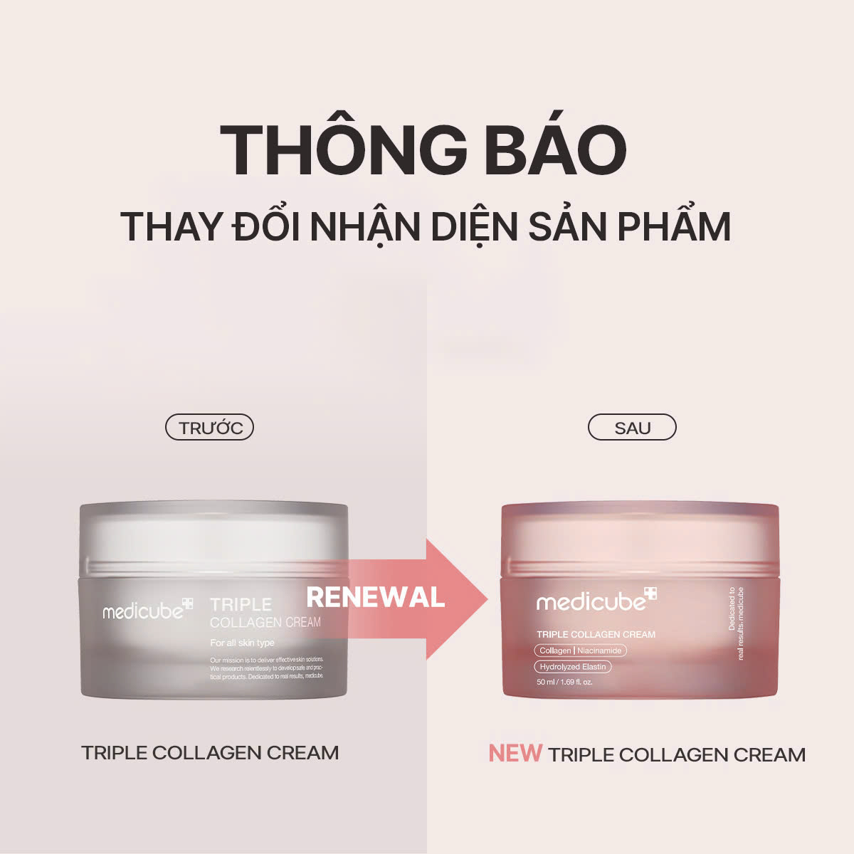 Kem dưỡng collagen TRIPPLE DEEP ERASING CREAM 50ml