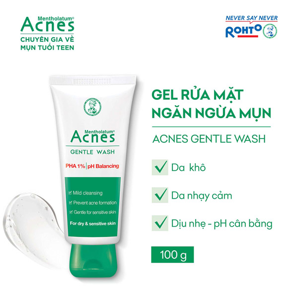 Sữa rửa mặt Acnes 100g- đủ mẫu