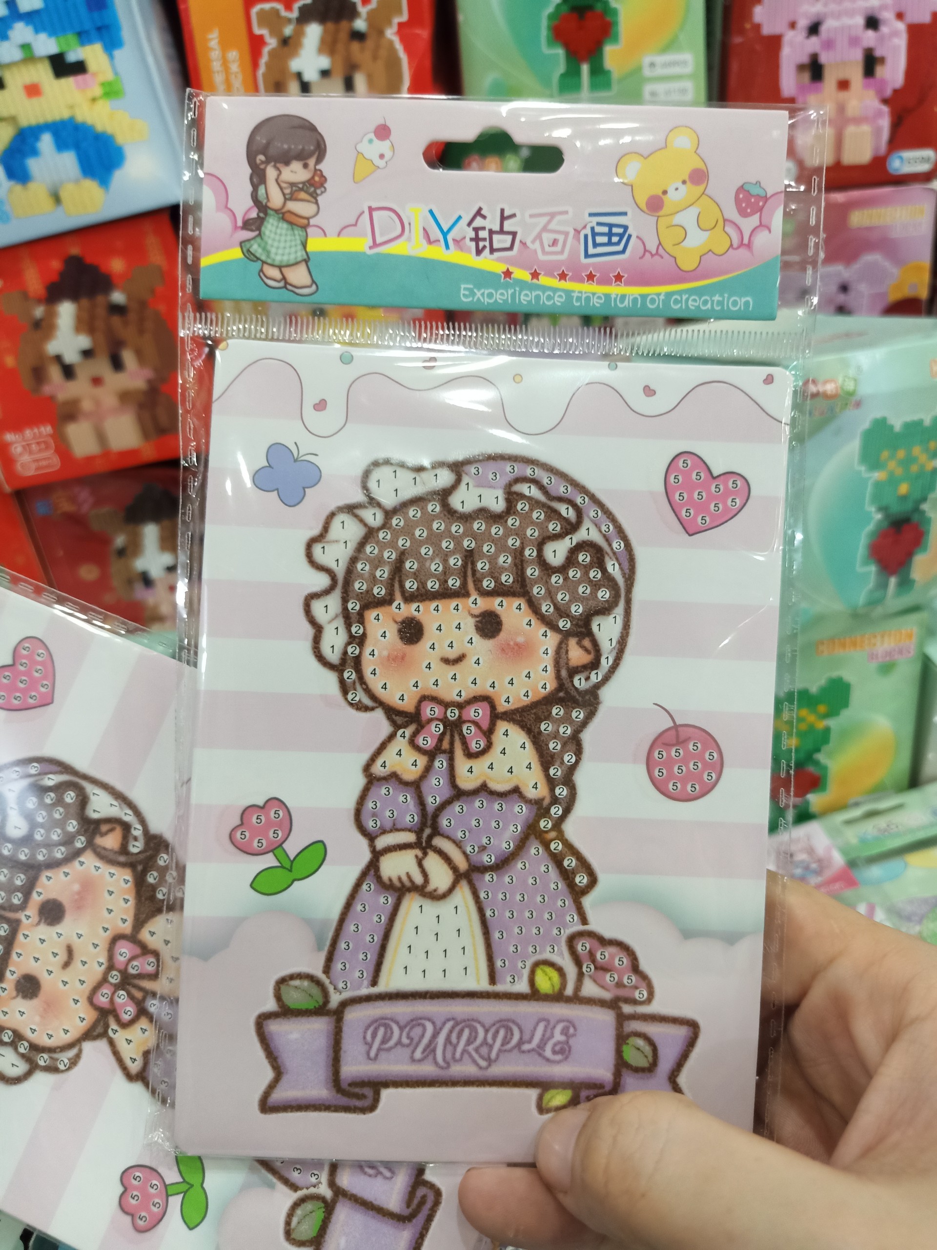 tranh đính đá mini kt 8x14 chưa khung