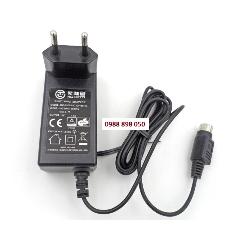 Adapter 12v 1.5a 4 Pin Chân Kim Trong
