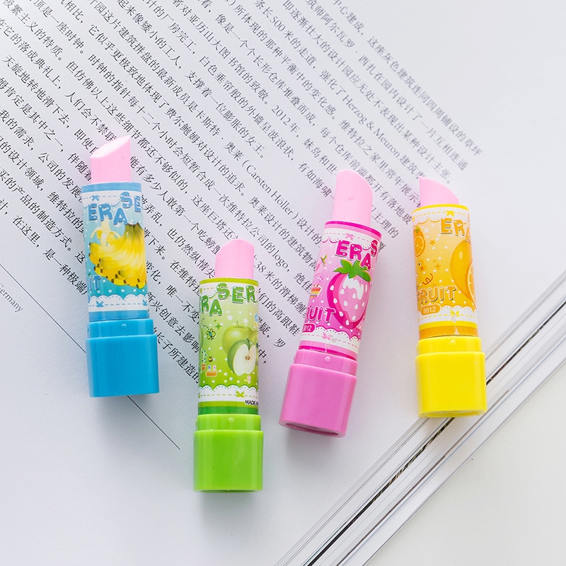 Tẩy bút chì thiết kế dạng son môi độc đáo