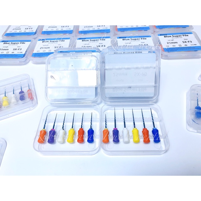 Protaper (file) dẻo BLUE hãng BINCO dành cho tay dùng cho nội nha