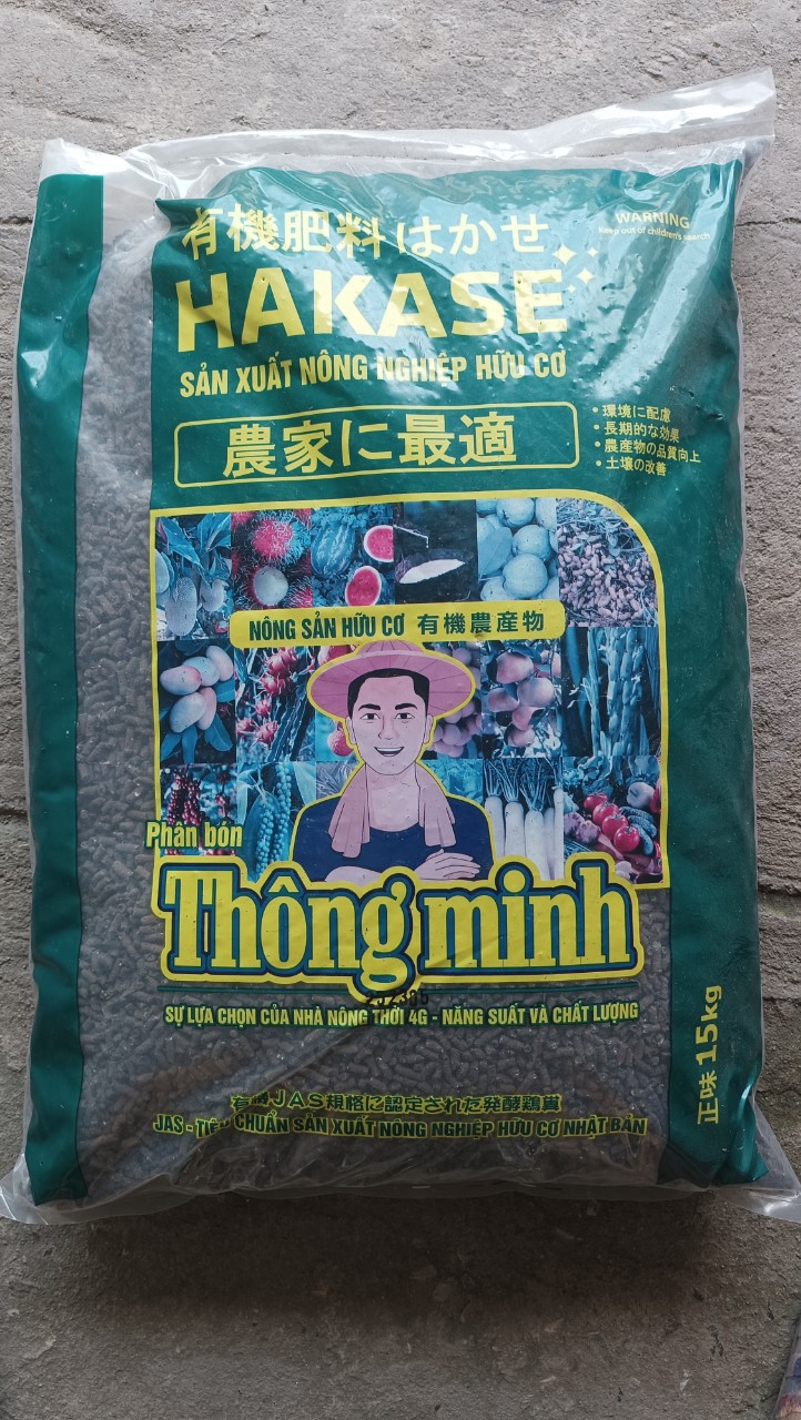 PHÂN GÀ NÉN HAKASE -TÚI ZIP 1KG ( NHẬT BẢN) - PHÂN HỮU CƠ