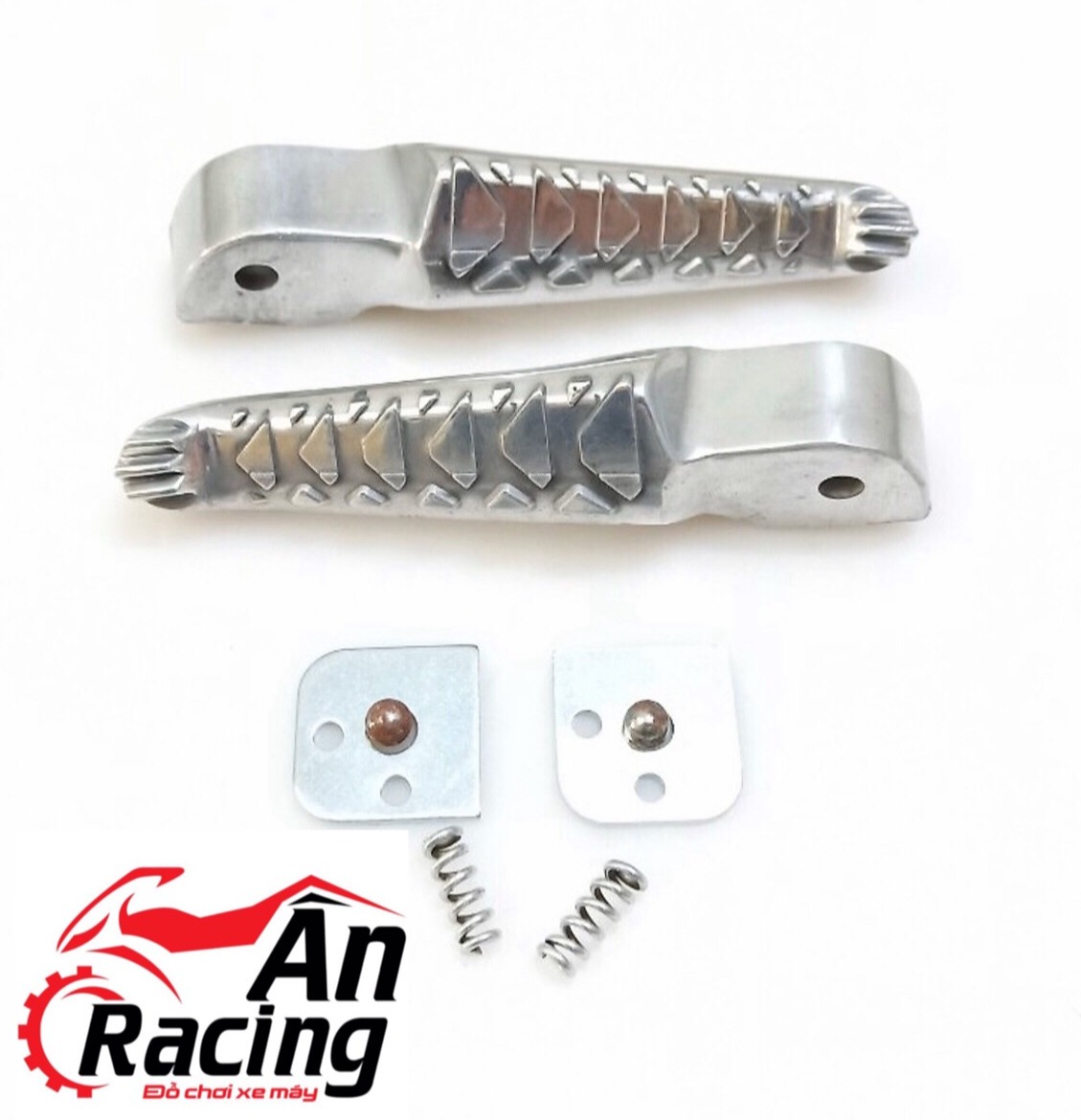 Gác chân nhôm đặc gắn xe yamaha