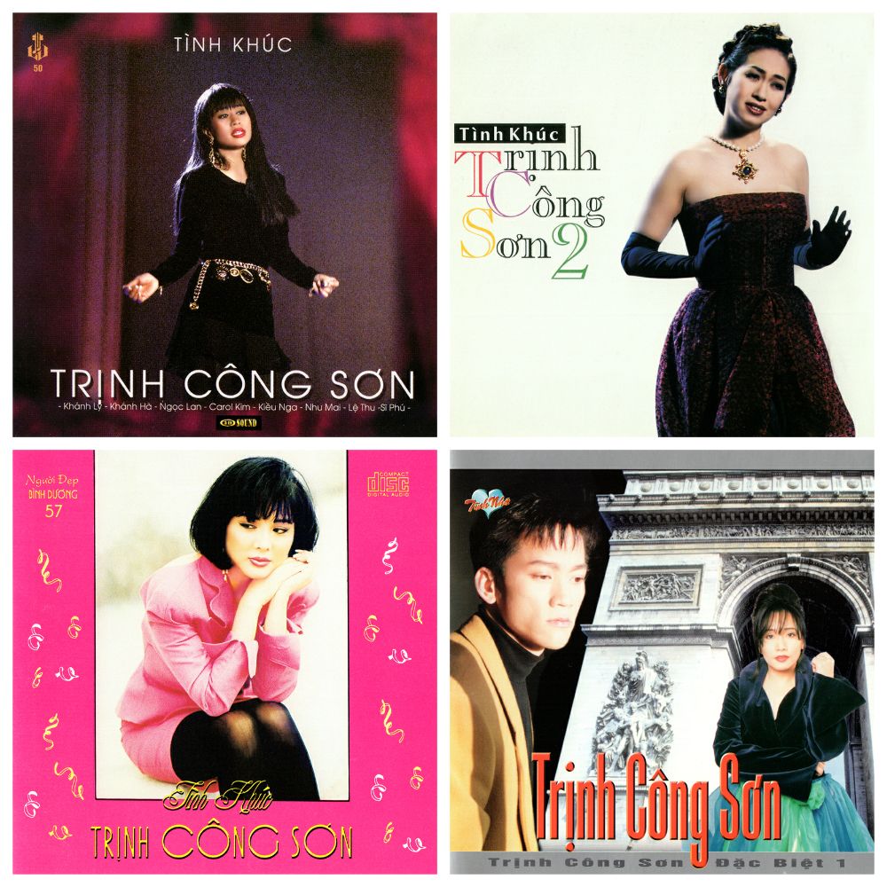 [MDCD] Bộ 4 Đĩa CD Nhạc Trịnh Công Sơn tuyển chọn
