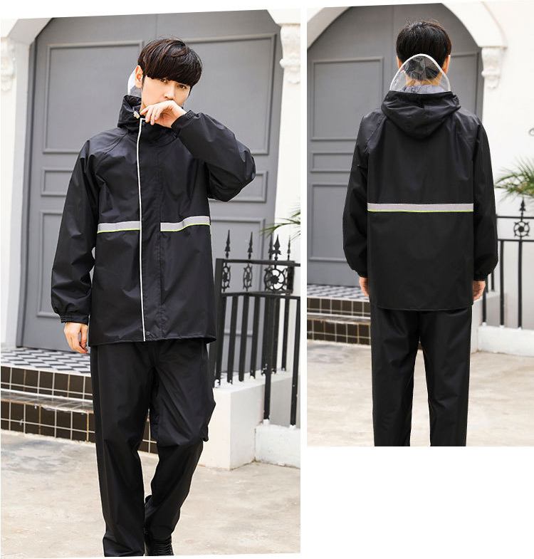 Bộ áo mưa cao cấp 2 lớp dày đẹp - AMB01