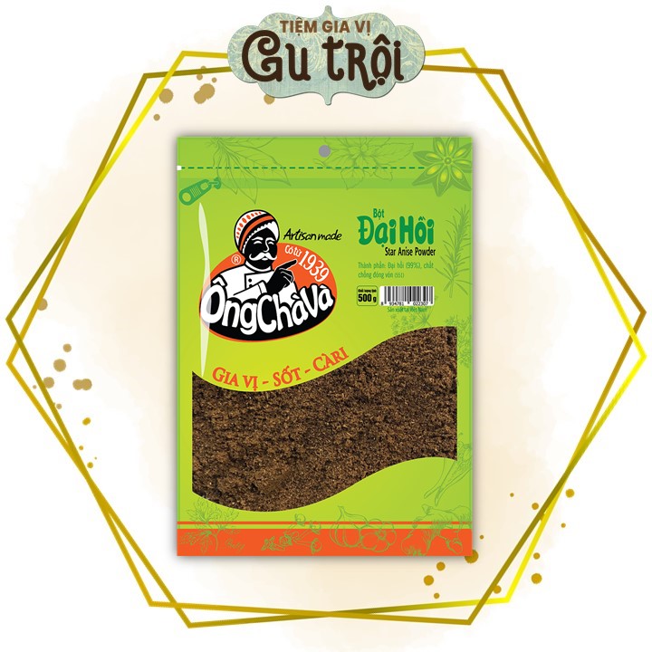 Bột đại hồi (Hoa Hồi) Ông Chà Và 500gram (Túi)