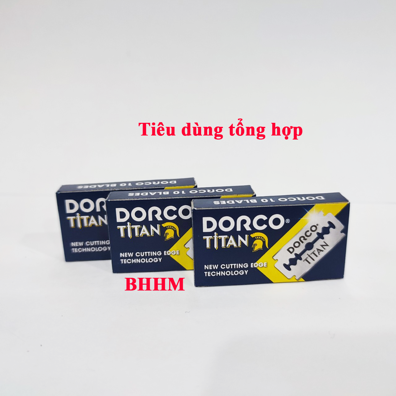 (Q8) 10 cái lưỡi lam (dao lam) DORCO.