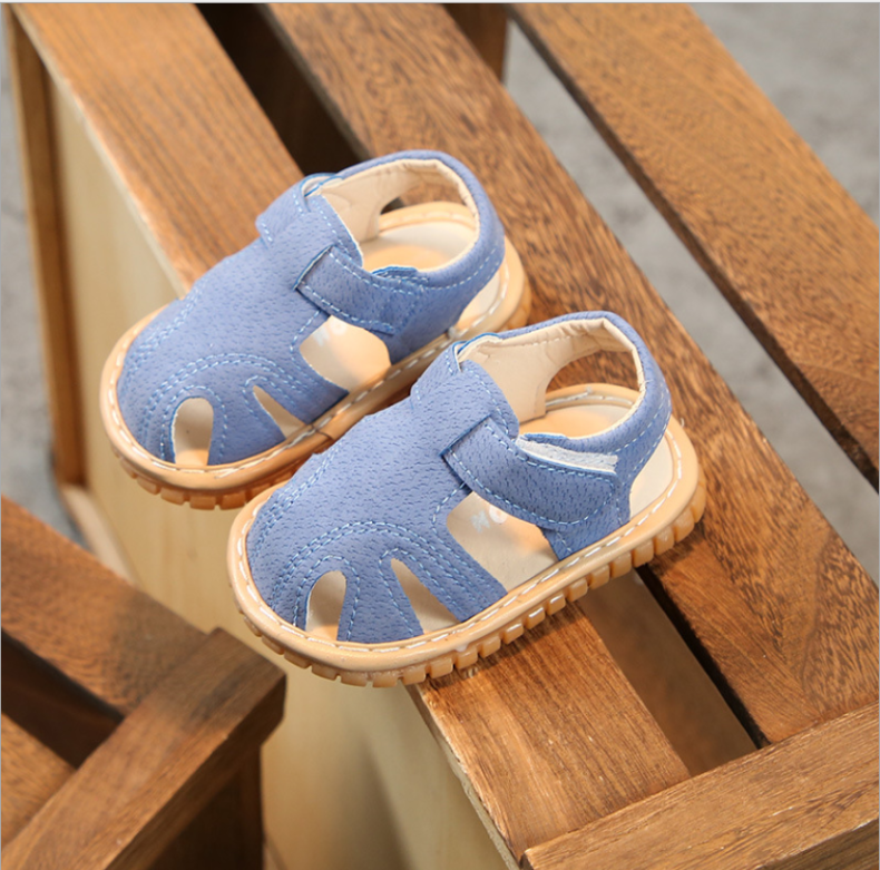 Giày sandal dễ thương cho bé mới biết đi có phát âm thanh. Giày sandal dễ thương cho bé trai tập đi. Giày đẹp cho bé 6-36 tháng. My little boss giá rẻ