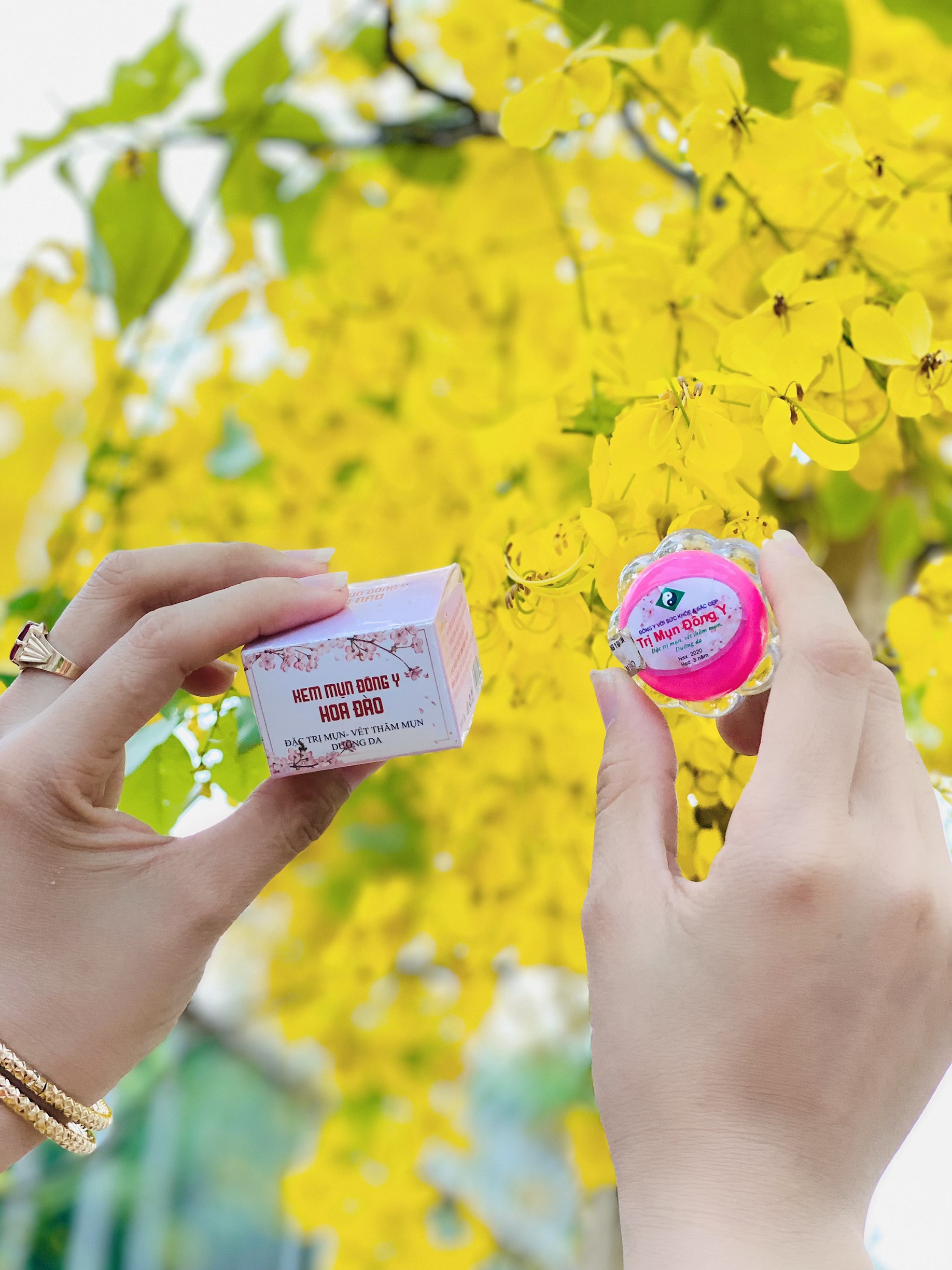 [HCM]Kem mụn thảo dược Hoa Đào