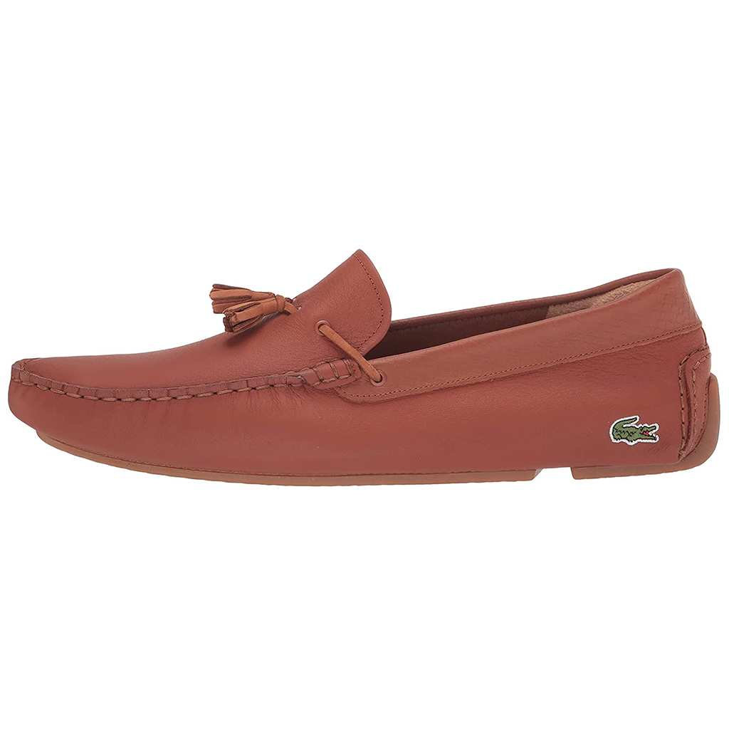 [FreeshipMAX] Giày lười nam Lacoste Piloter Tassel 0121 - Đen