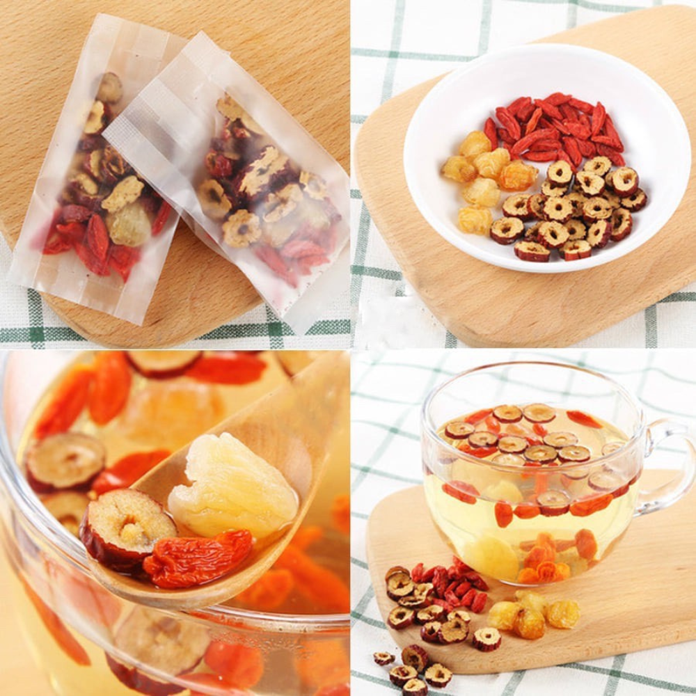 Set tea purification balm mind (longan, practically, red apple sliced, sugar candy)