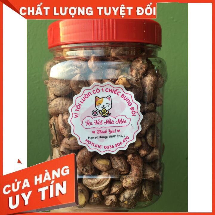 500g hạt điều nguyên hạt rang muối bình phước size nhỏ, thơm bùi