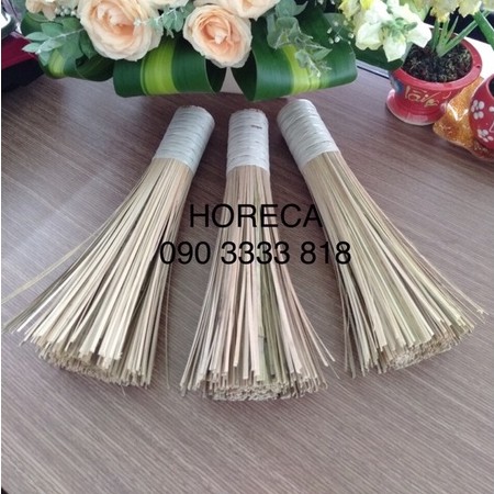 Chổi tre cọ chảo sắt 28cm, chổi chùi chảo