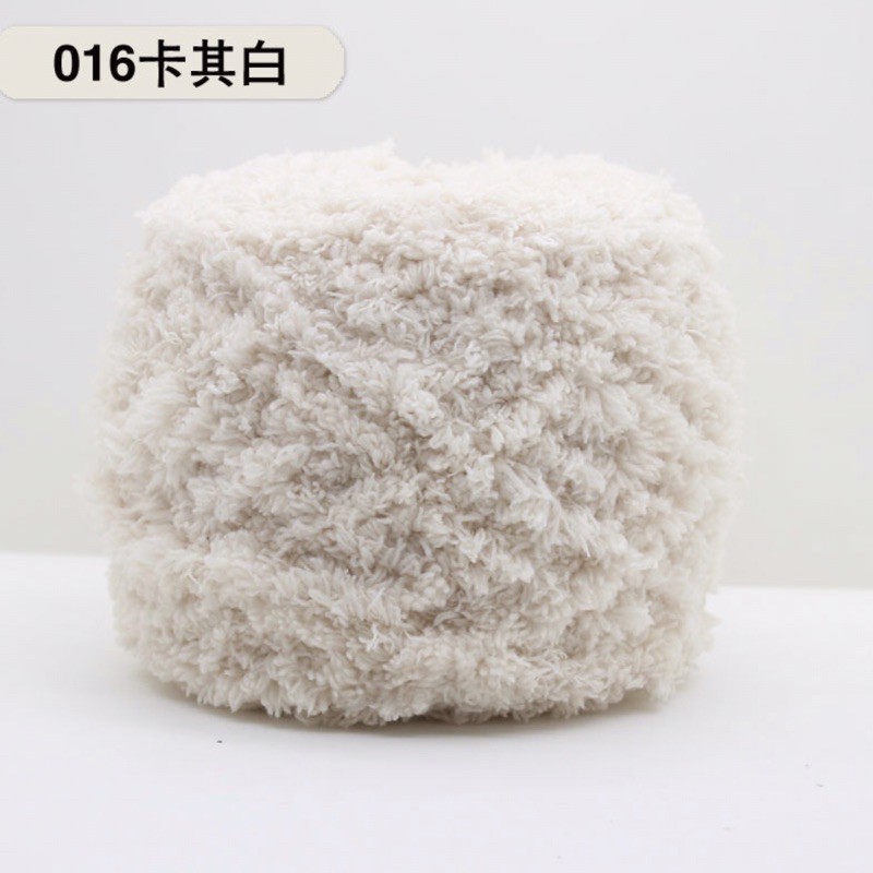 LEN BÔNG XÙ cuộn 50g dùng để đan khăn , áo , thú