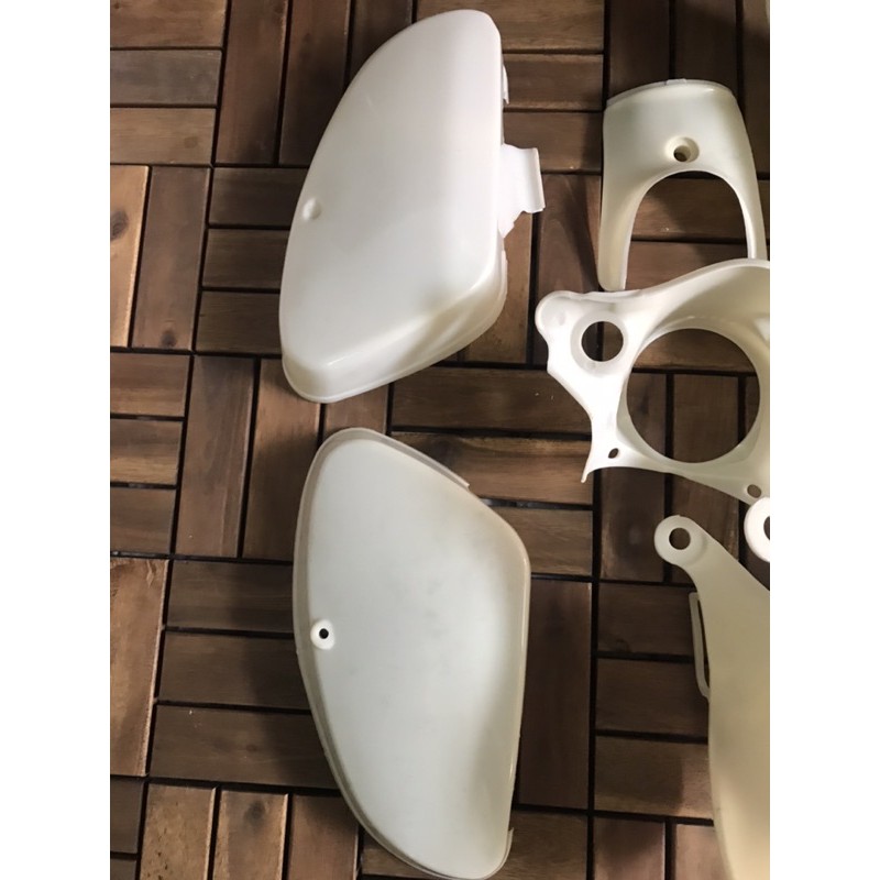 The Cub 81 Motorbike's Body Has Not Been Painted Yet.