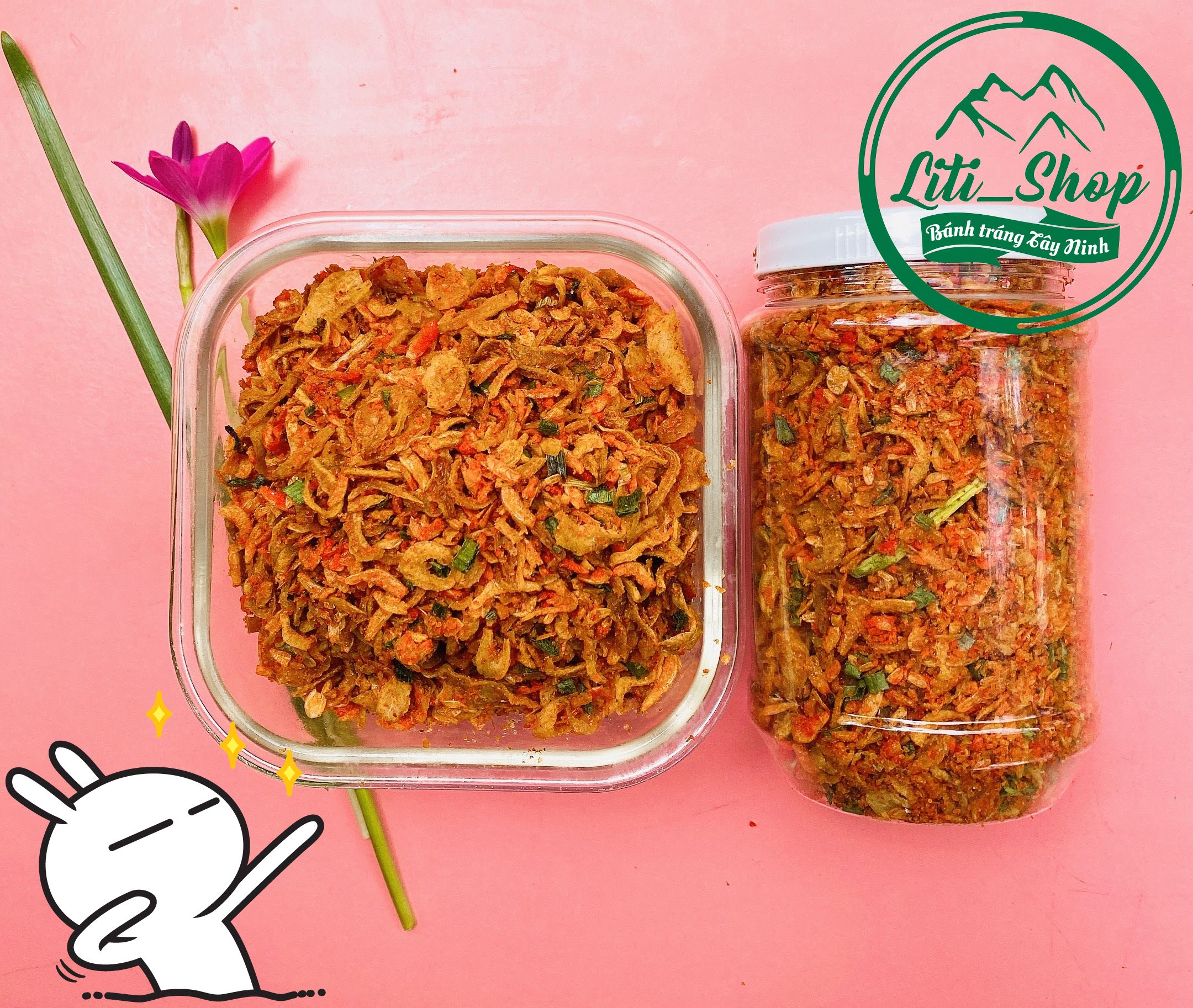 Hành Phi - Ruốc Sấy - Muối tôm Tây Ninh [Loại hảo hạng]