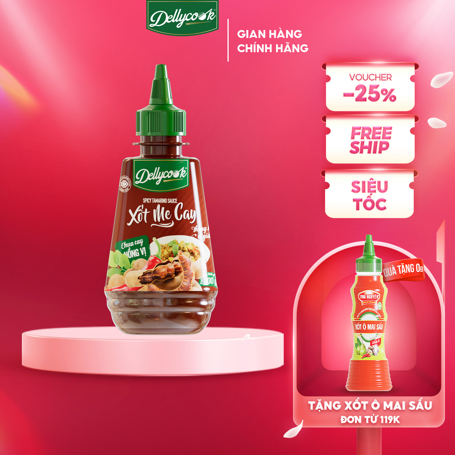 Xốt Me Cay Dellycook (300g)