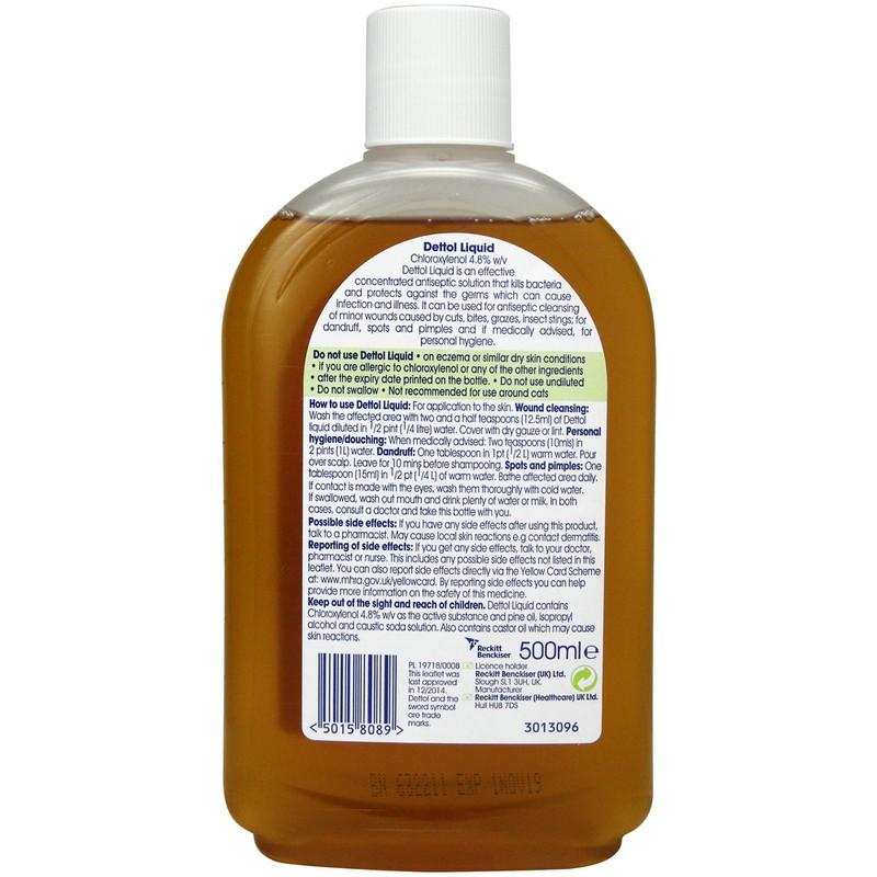 Dung dịch sát khuẩn Dettol 500ml