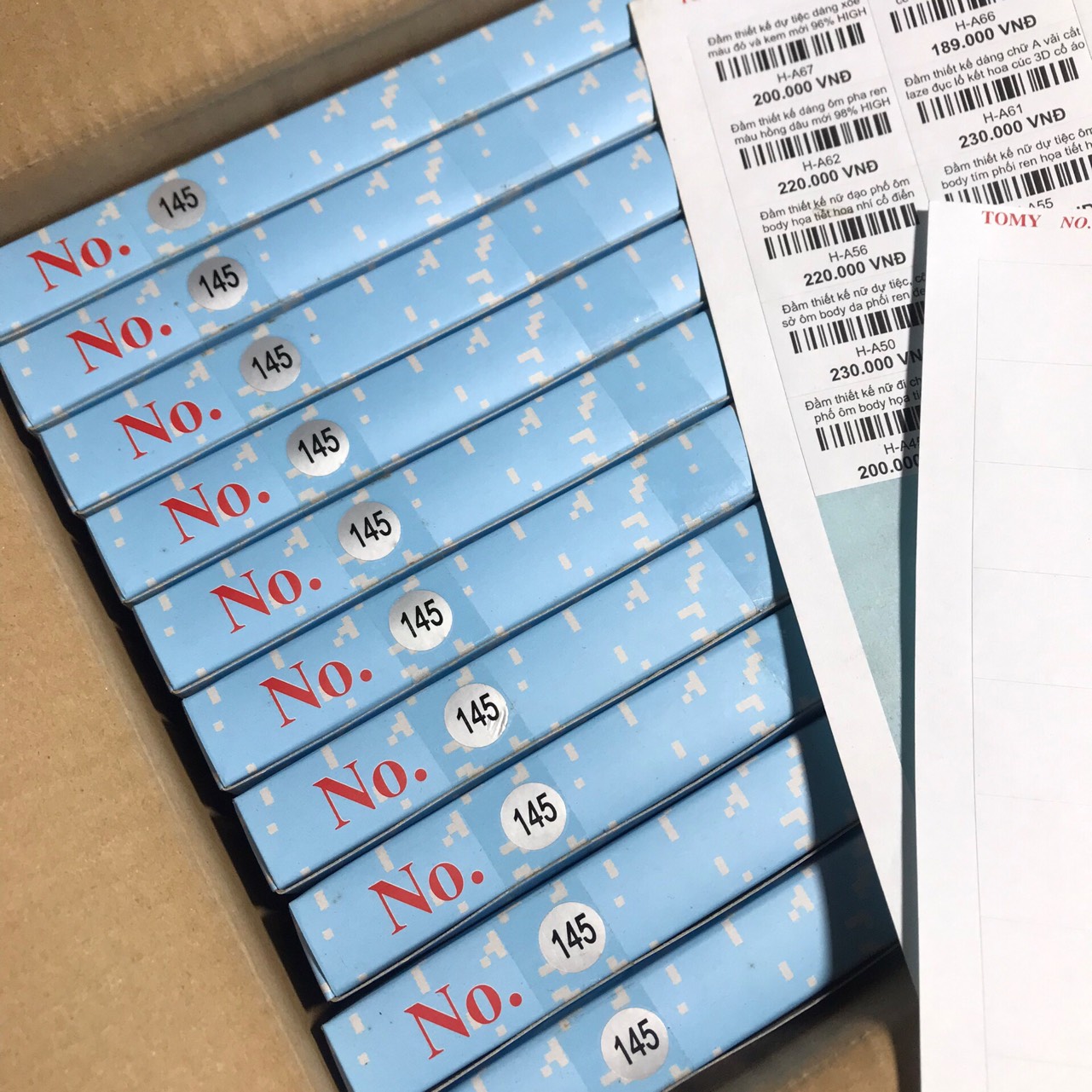 Xấp 20 tờ giấy decal A4 Tomy 145 in mã vạch Mincode, Barcode, QR code, in mã sản phẩm