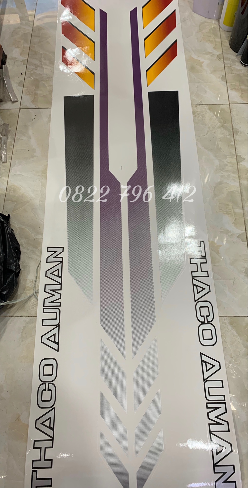 Tem dán xe tải Thaco Auman Foton
