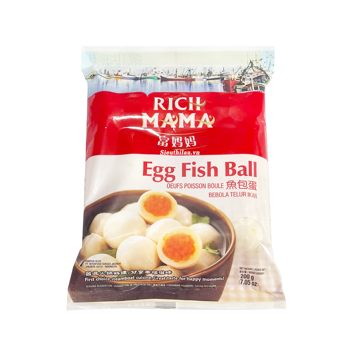[Samy Food] [HCM SHIP 2H] Cá Viên Nhân Trứng Cá RichMama 200g