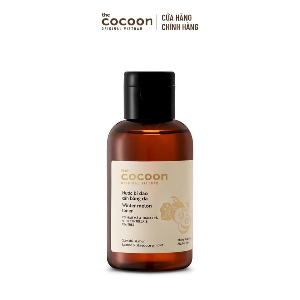 Nước hoa hồng Bí Đao Cân Bằng Da Cocoon 140ml