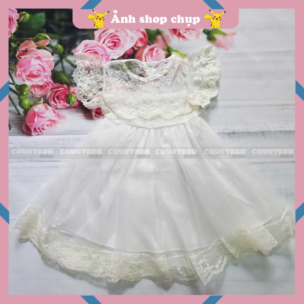 Váy ren trắng công chúa cho bé gái [CKDA06]