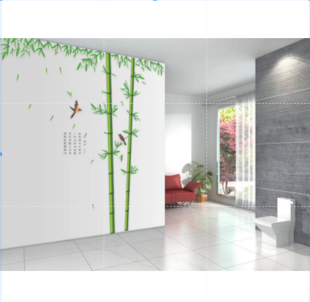 [HCM]Decal dán tường cây tre và 2 chú chim