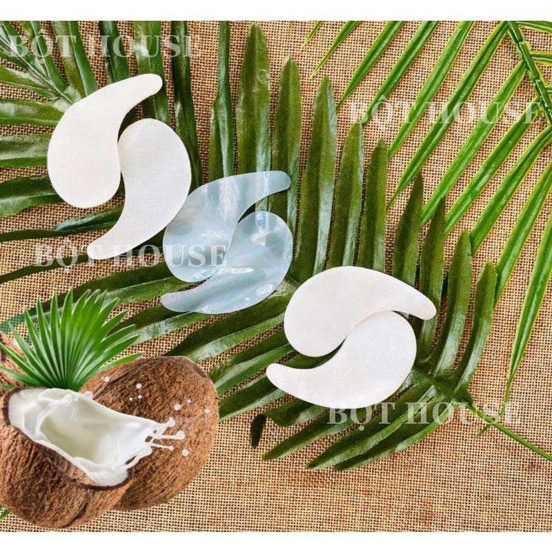 (COMBO 10) MẶT NẠ MẮT DỪA TƯƠI DÀNH CHO MẮT HANDMADE NHÀ BỘT