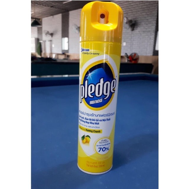 Chai Xịt bóng và bảo vệ gỗ Pledge 330ml