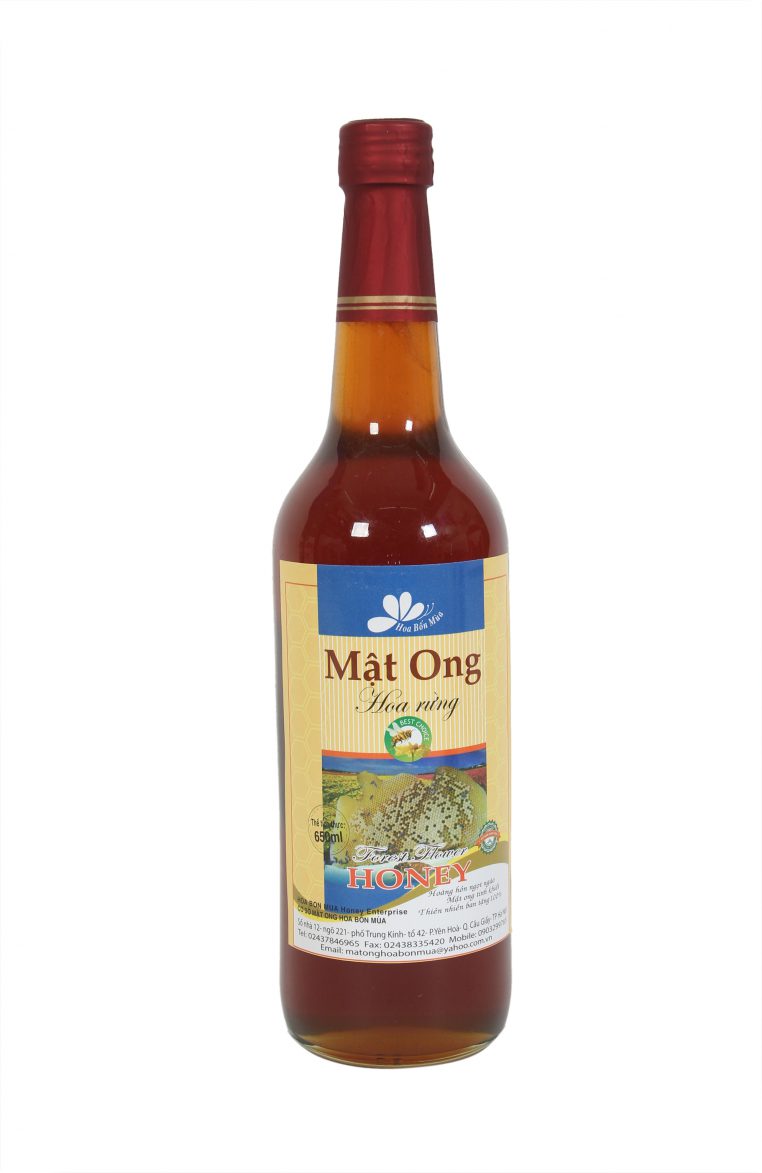 Cao cấp - mật ong hoa rừng nguyên chất - chứng nhận an toàn - mật ong hoa bốn mùa