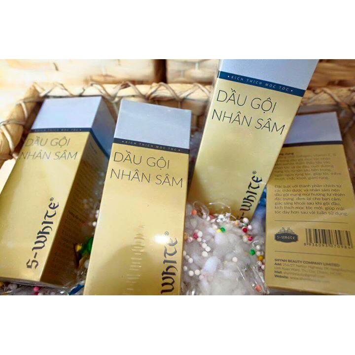 Combo ủ và gội nhỏ nhân sâm đào swhite