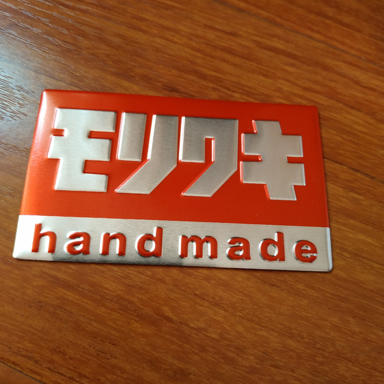 Tem nhôm dán Pô Moriwaki engineering hand made