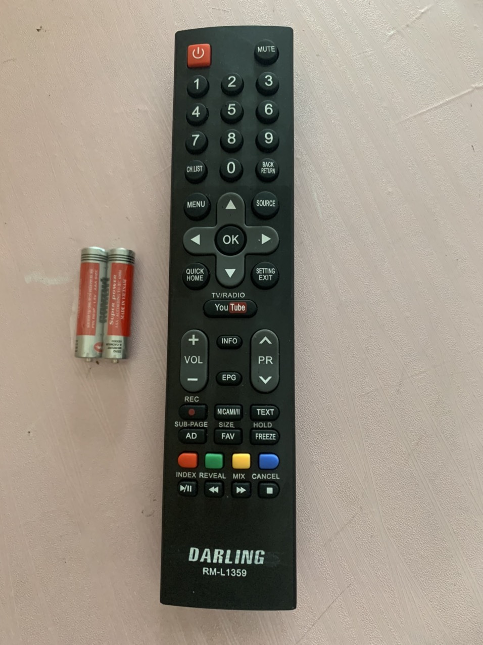 [HCM]REMOTE ĐIỀU KHIỂN TIVI DARLING SMART MẪU 3