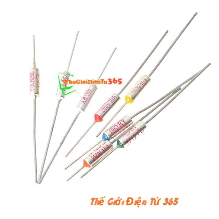 10 cầu chì nhiệt nồi cơm điện 10a 250vcc 185 độ