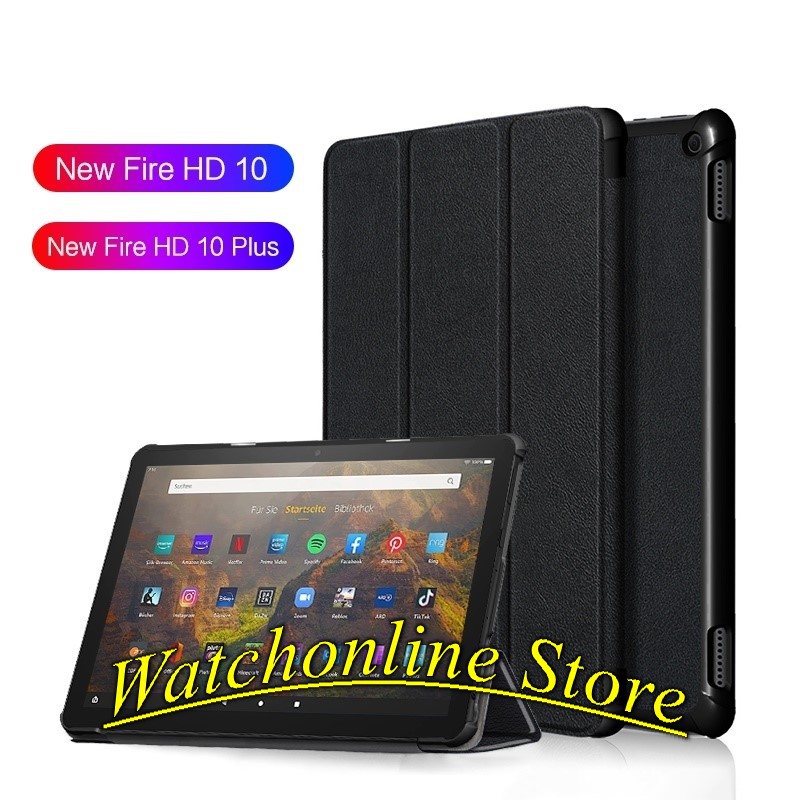 Bao da amazon kindle fire hd10 2017 hd 10 2019 hd8 hd8 plus hd10 plus 2021 nắp nam châm có giá đỡ