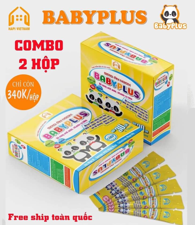 [HCM]SIRO ĂN NGON BABYPLUS  GIÚP BÉ ĂN NGONTĂNG SỨC ĐỀ KHÁNGTĂNG CÂN BABY PLUS