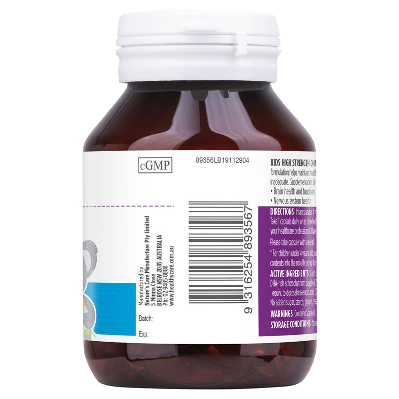 Bổ sung DHA cho bé Healthy Care 60v