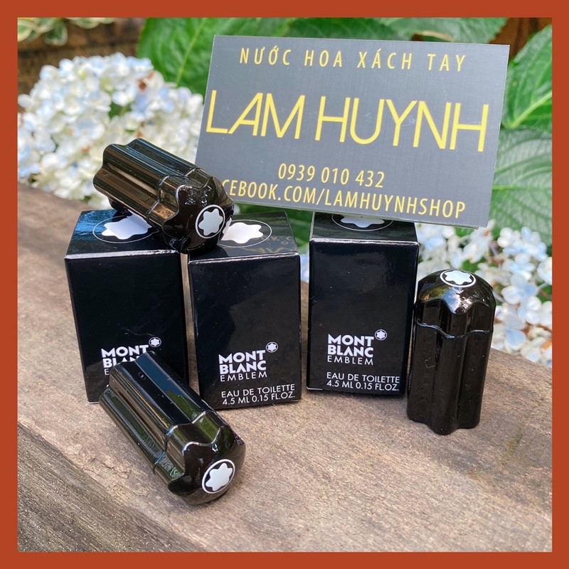 [ CHÍNH HÃNG] Nước hoa mini Nam MONTBLANC EMBLEM 4,5ml