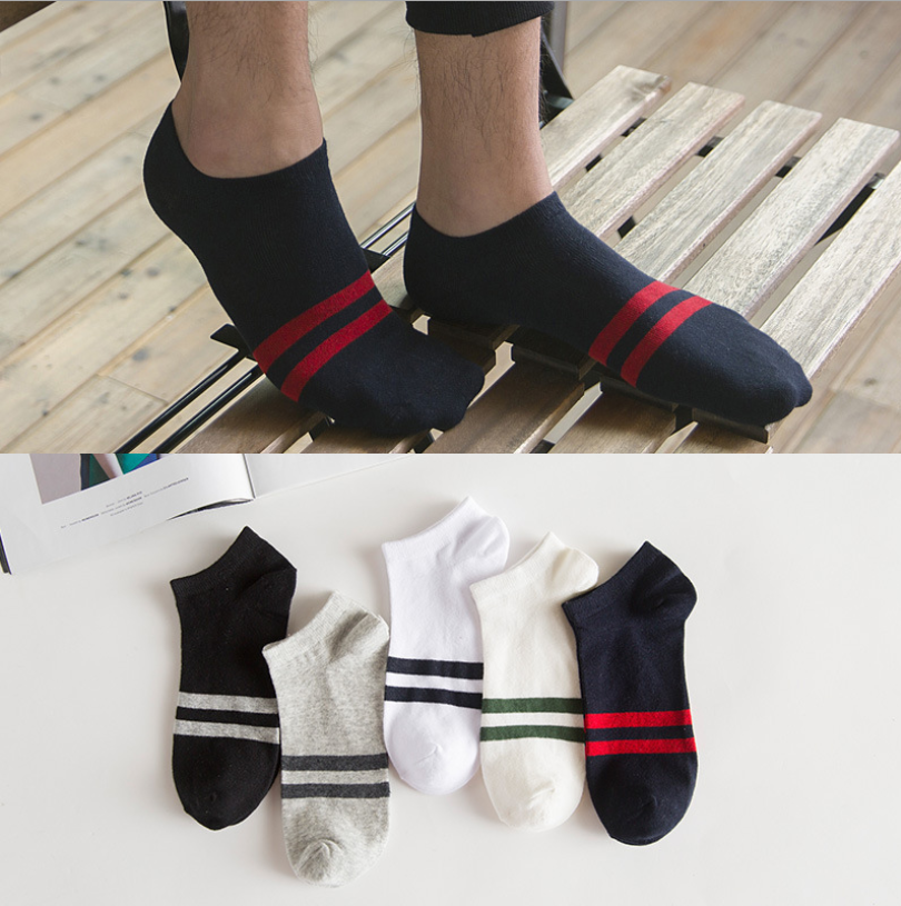 Set 10 đôi tất, vớ kẻ nam hàn quốc