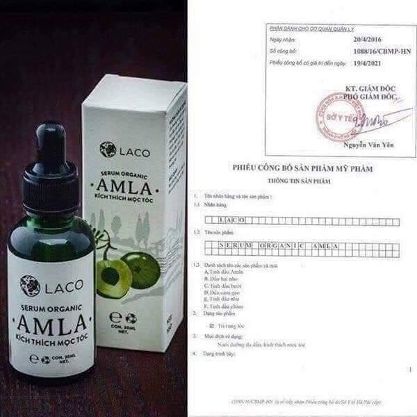Serum Organic AMLA dưỡng tóc
