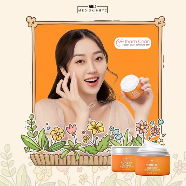 [HCM]Kem dưỡng trắng da Mediskinbyc Pure C+ Recovery Brightening Cream cam kết hàng đúng mô tả chất lượng đảm bảo an toàn đến sức khỏe người sử dụng đa dạng mẫu mã màu sắc kích cỡ