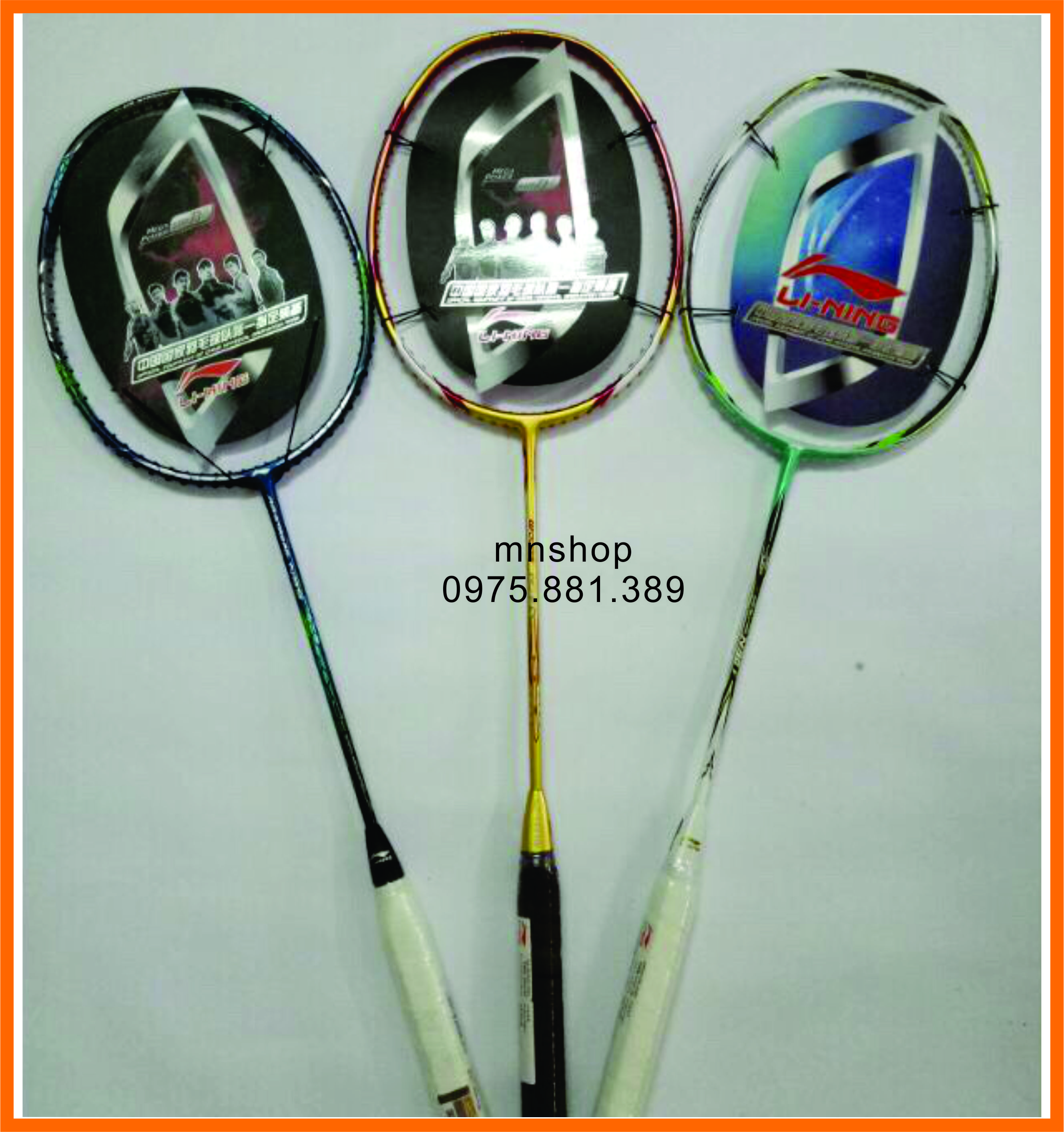 Vợt cầu lông Lining khung cacbon (Tặng 1 lần căng dây + 1 cuốn cán trống trơn)