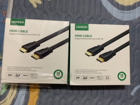 Original ugreen 2.0 high grade 3m flat HDMI cable support 4k60mhz