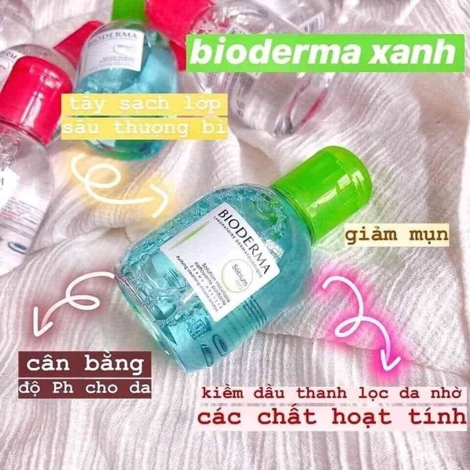 Nước tẩy trang bio derma 100ml dịu nhẹ sạch sâu lớp make up