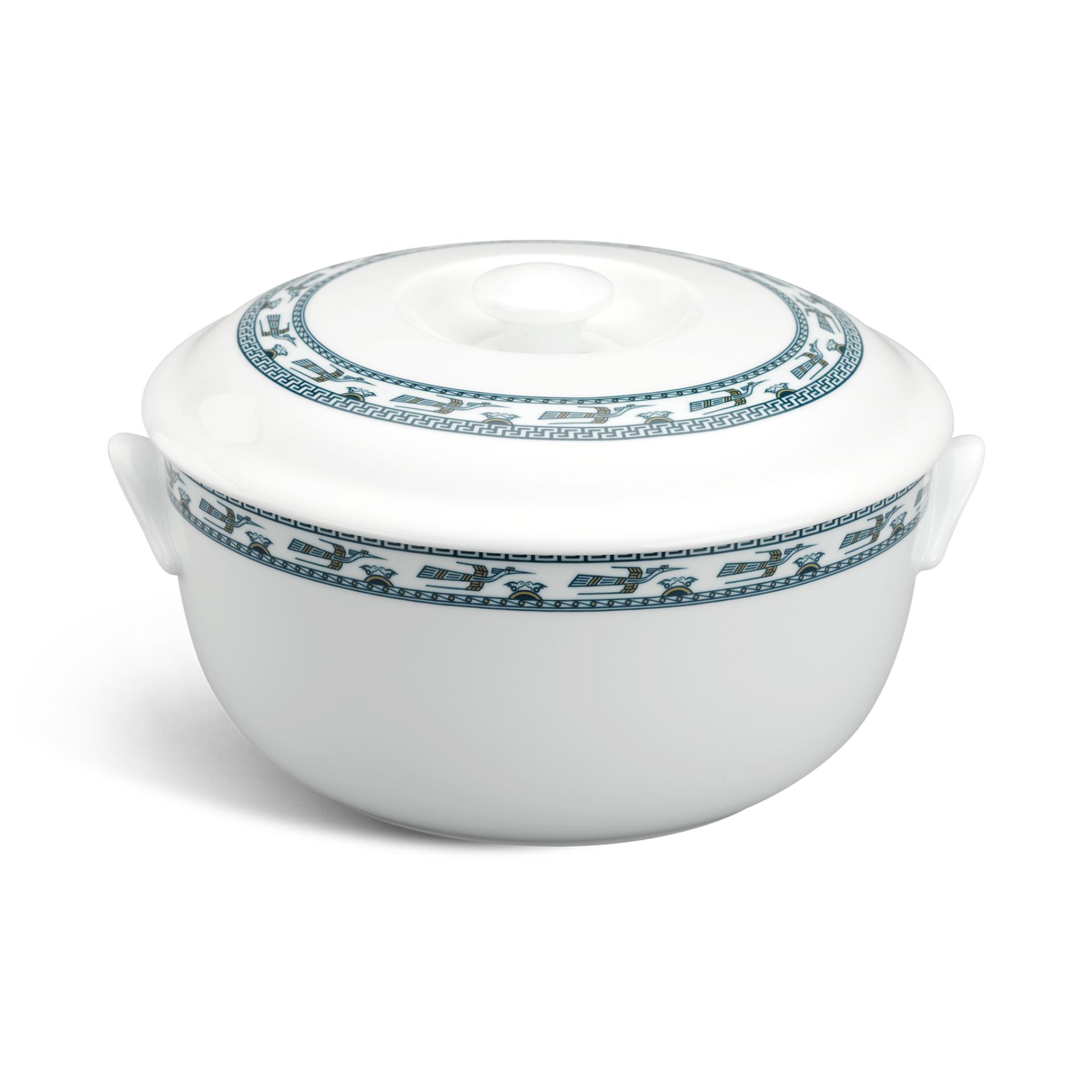 Thố 18 cm có nắp Jasmine Chim Lạc