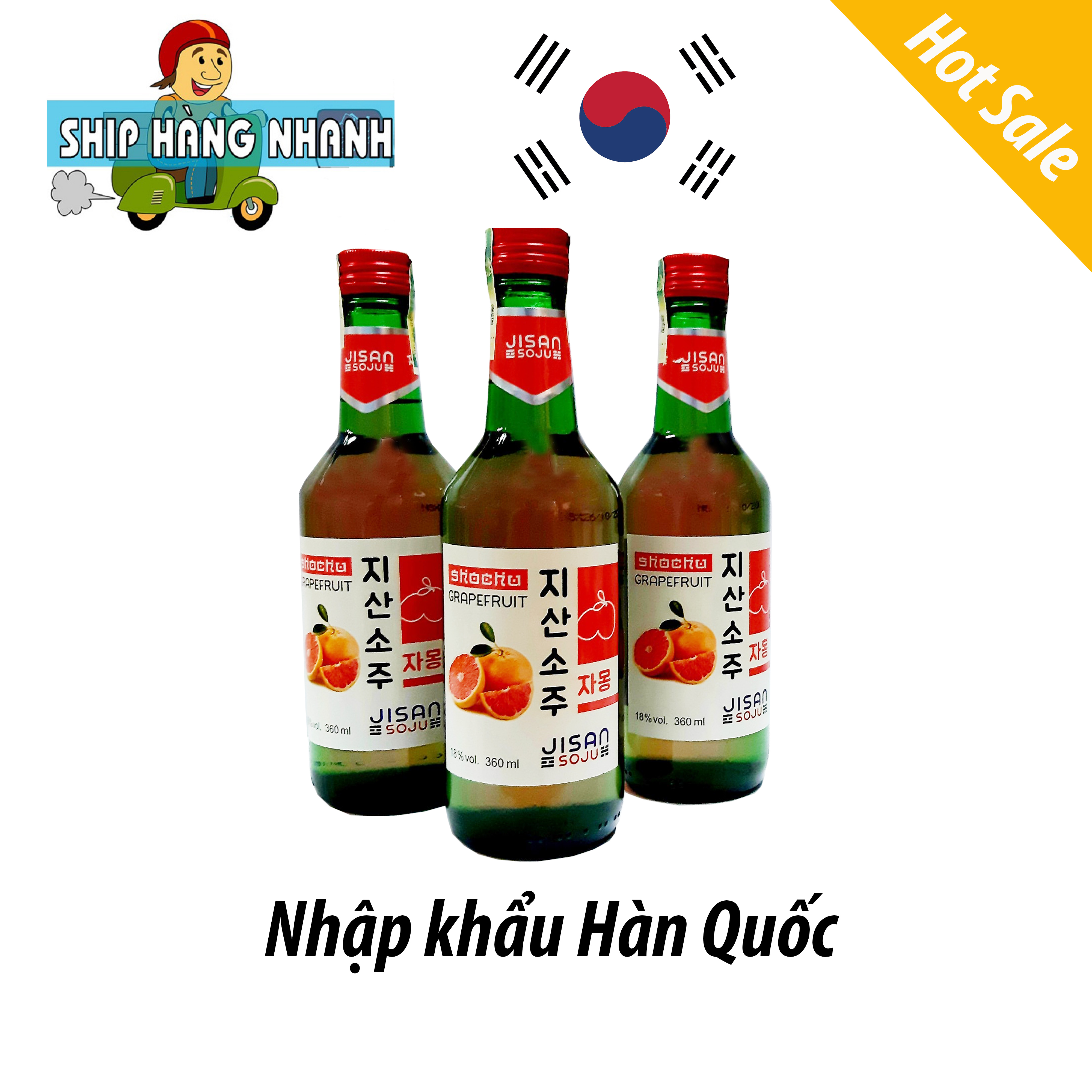 Soju Sochu Hàn Quốc Nhập Khẩu đủ vị