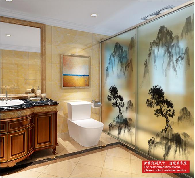 [HCM]Decal Dán Kính Cao Cấp - Núi lớn là cây ĐẠI THỤ ( 60 X116 )-DK1053